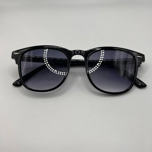 Black frame and lens sunglasses